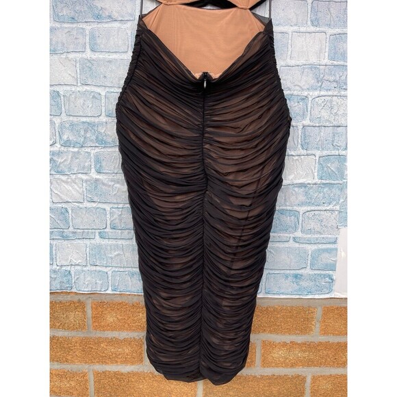 House of CB Tibi Black Cutout Ruched Midi
Dress large - Picture 11 of 12